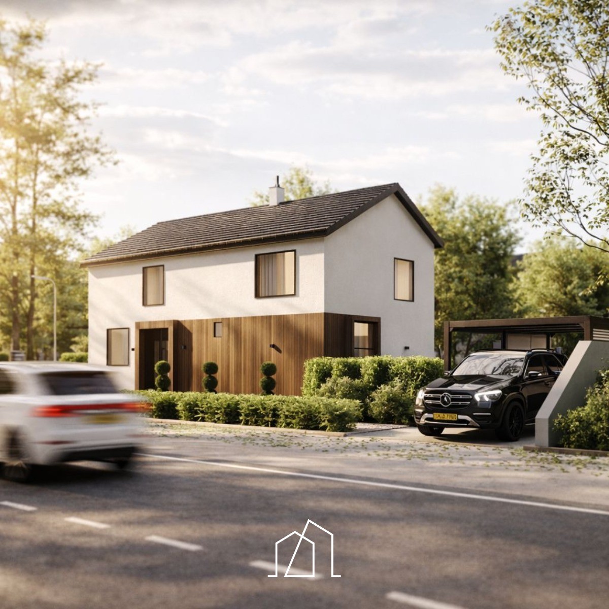 Totaalrenovatie in Ede - vernieuwde voorgevel en tuinontwerp